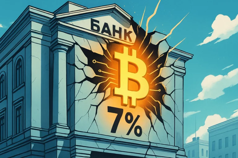 VTB, Russia’s second largest bank, will allow customers to buy Bitcoin directly and also recommends a portfolio allocation of 7% of cryptocurrencies